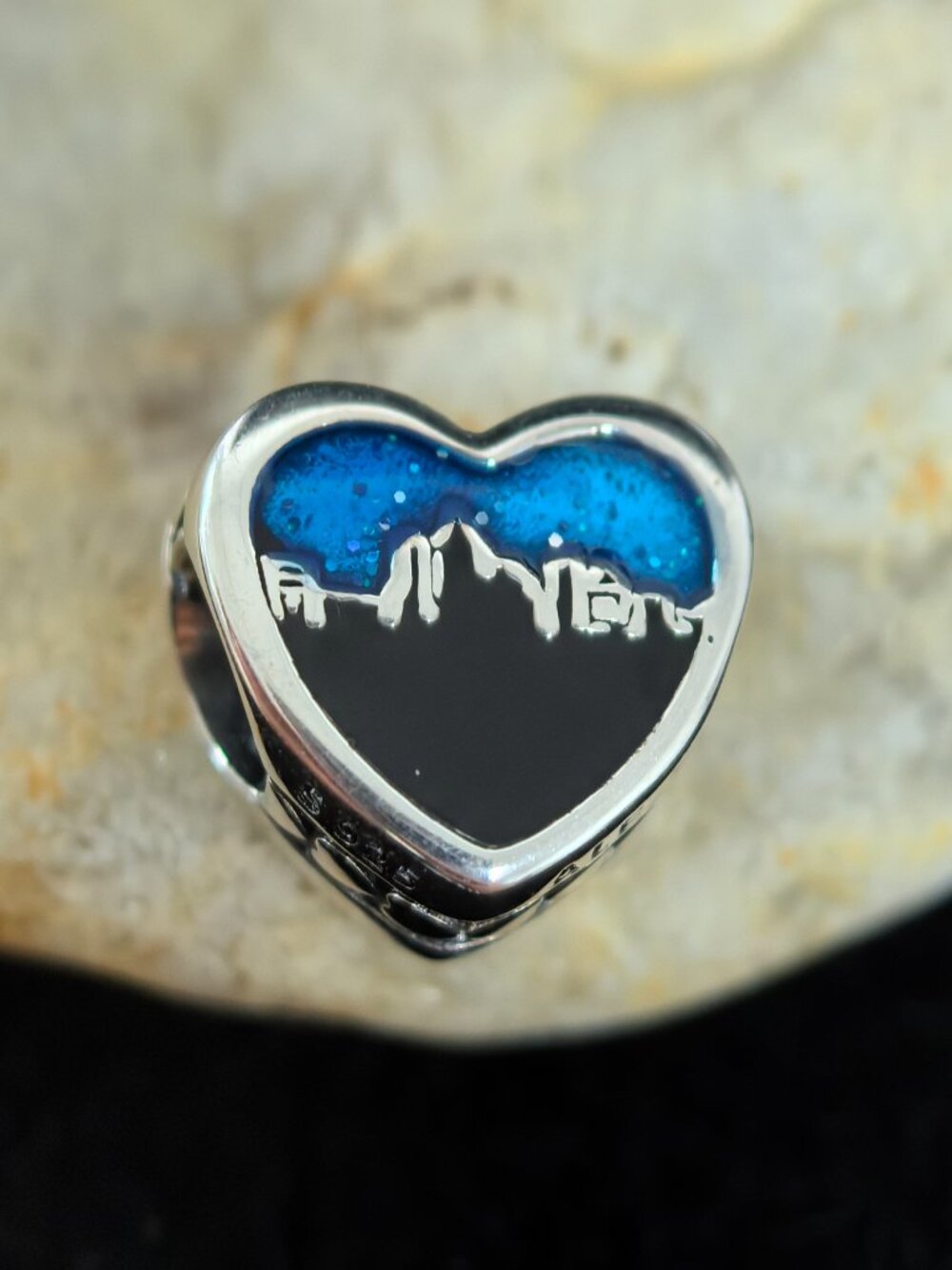 Pandora TAMPA BAY Exclusive Travel Heart Charm, S925 Silver Jewelry (Women's)